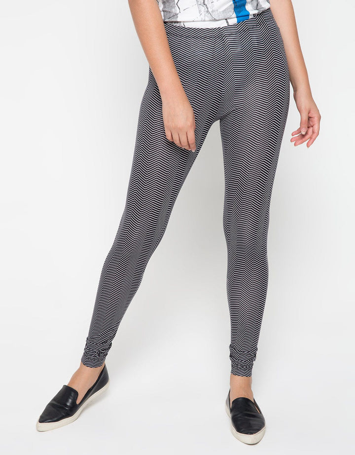 Logo Stripe Legging Pants