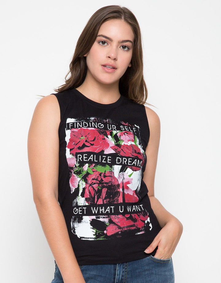 Dream Rose Logo Sleeveless Tee