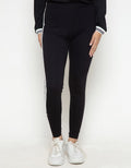 Long Leggings Stripe Jeans Logo