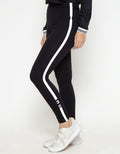 Long Leggings Stripe Jeans Logo