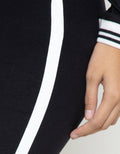 Long Leggings Stripe Jeans Logo