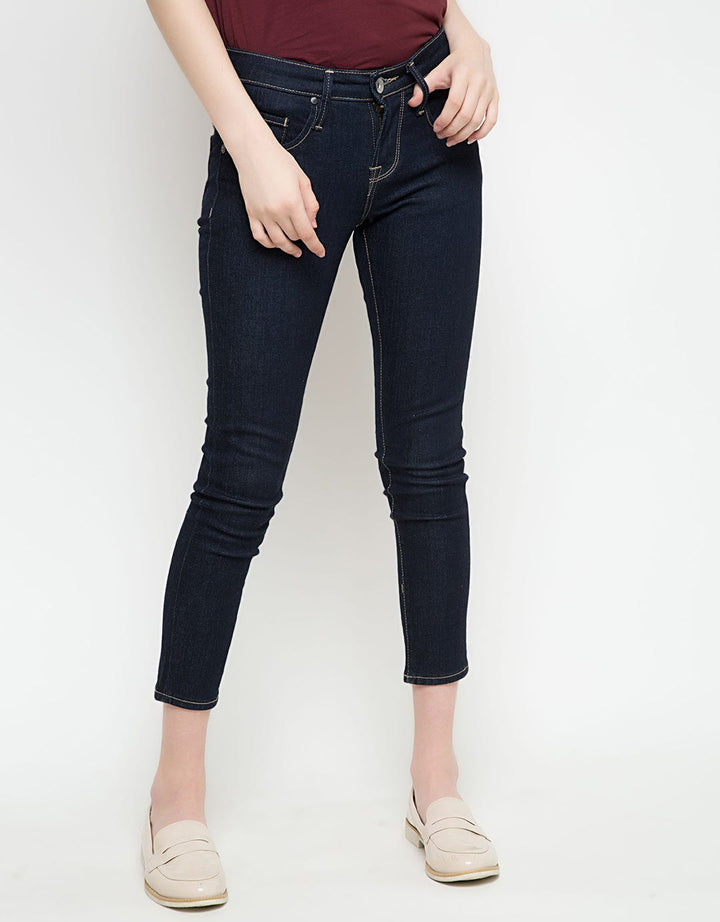 Logo Jeans Celana Jeans Mid Waist Series