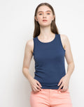 Eugene Sleeveless Tee Jeans Logo