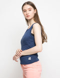 Eugene Sleeveless Tee Jeans Logo