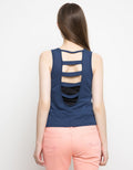 Eugene Sleeveless Tee Jeans Logo