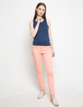 Eugene Sleeveless Tee Jeans Logo