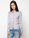 Logo Jeans Kemeja Wanita Bianca Buttons