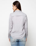 Logo Jeans Kemeja Wanita Bianca Buttons
