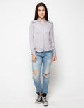 Logo Jeans Kemeja Wanita Bianca Buttons