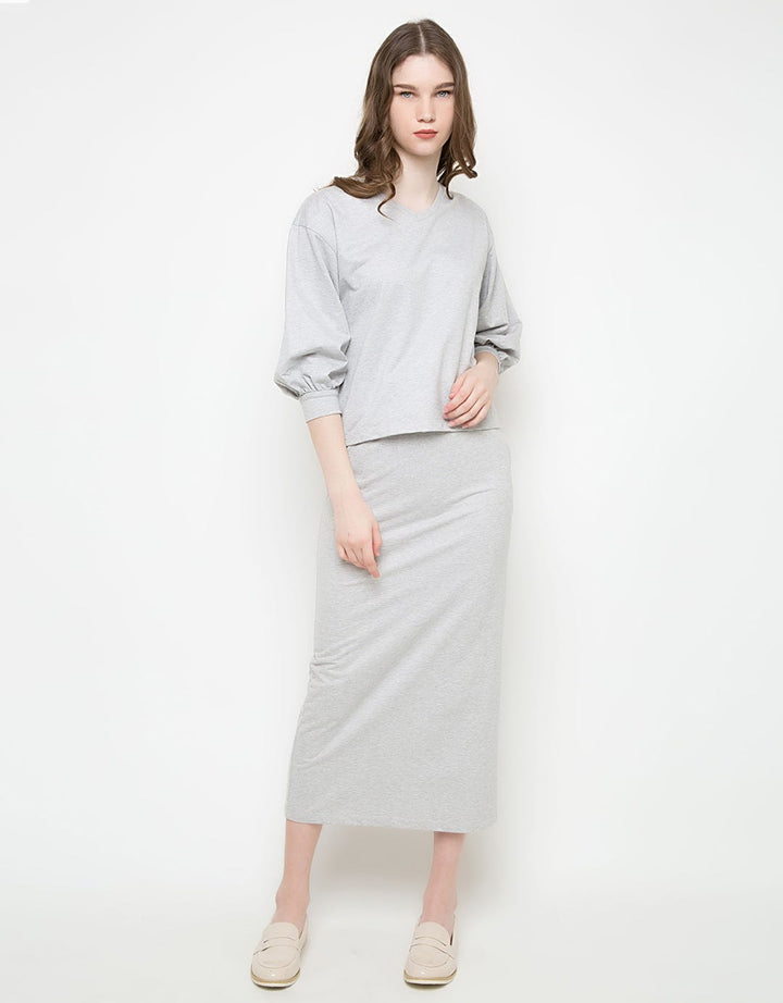 Logo Jeans Matte Misty Sweater and Skirt