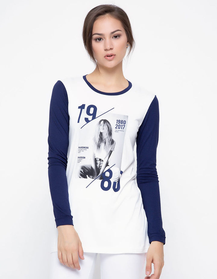 Olivier Jeans Tee Logo