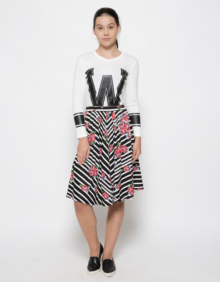 Logo Jeans Rok Wanit