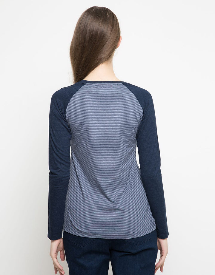 Logo Jeans Shirt Raglan Basic Tee