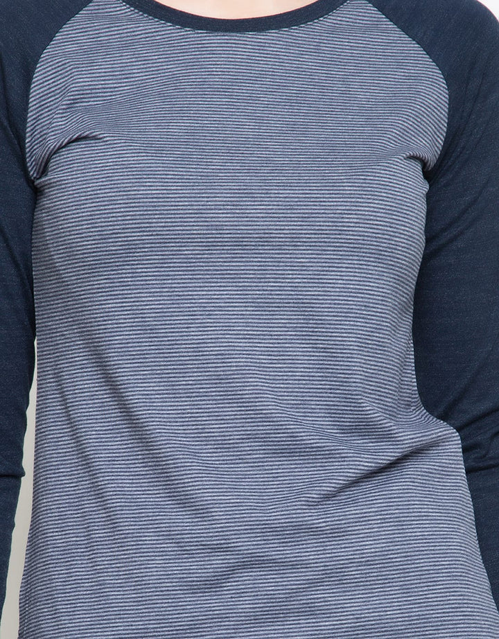 Logo Jeans Shirt Raglan Basic Tee