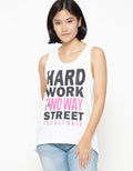 Logo Jeans Two Way Street Tank Top