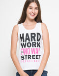 Logo Jeans Two Way Street Tank Top