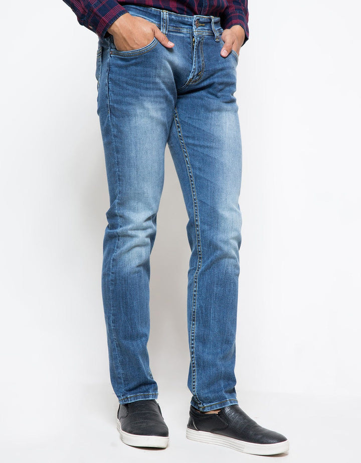 Lois Men's Washed Logan Jeans