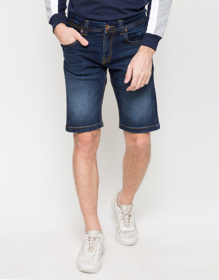 Lois Celana Pendek Jeans Aksen Washed