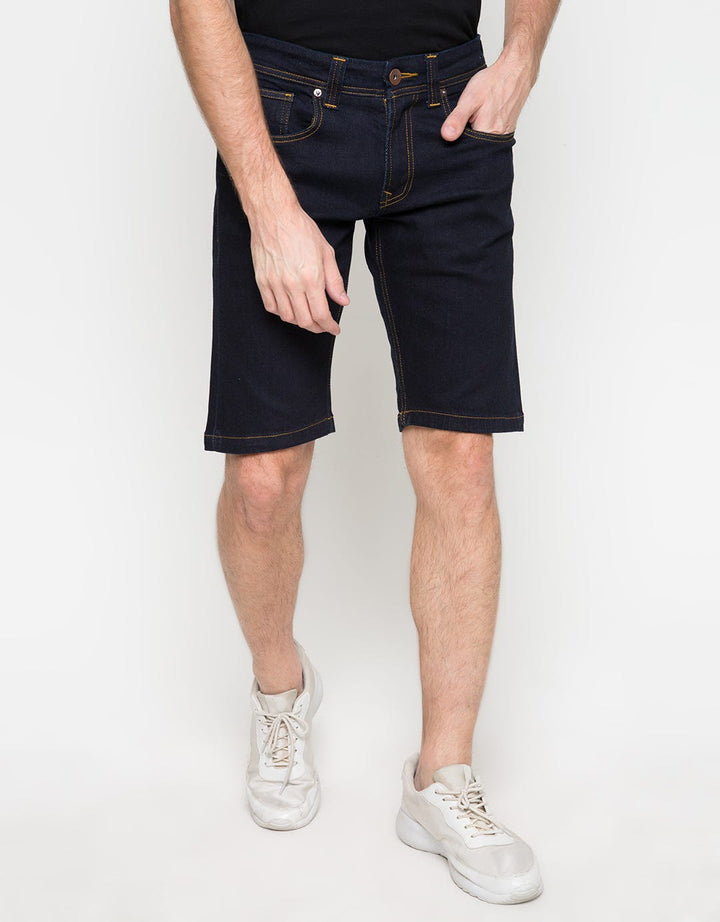 Lois Celana Pendek Jeans Aksen Washed