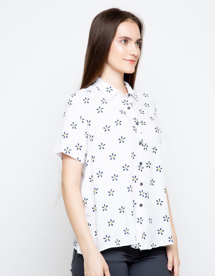 Lois Girl Blouse Flower Print