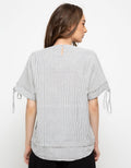 Lois Girl Blouse Drawstring Sleeve
