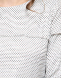 Lois Girl Square Print Blouse