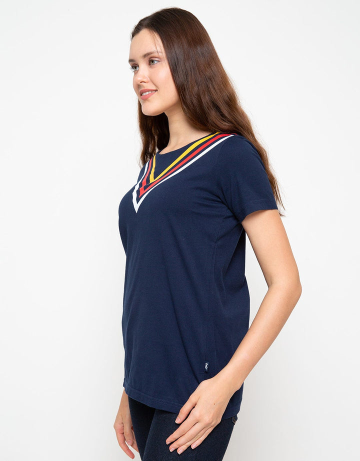 Lois Girl Blouse V Stripe KSC 604