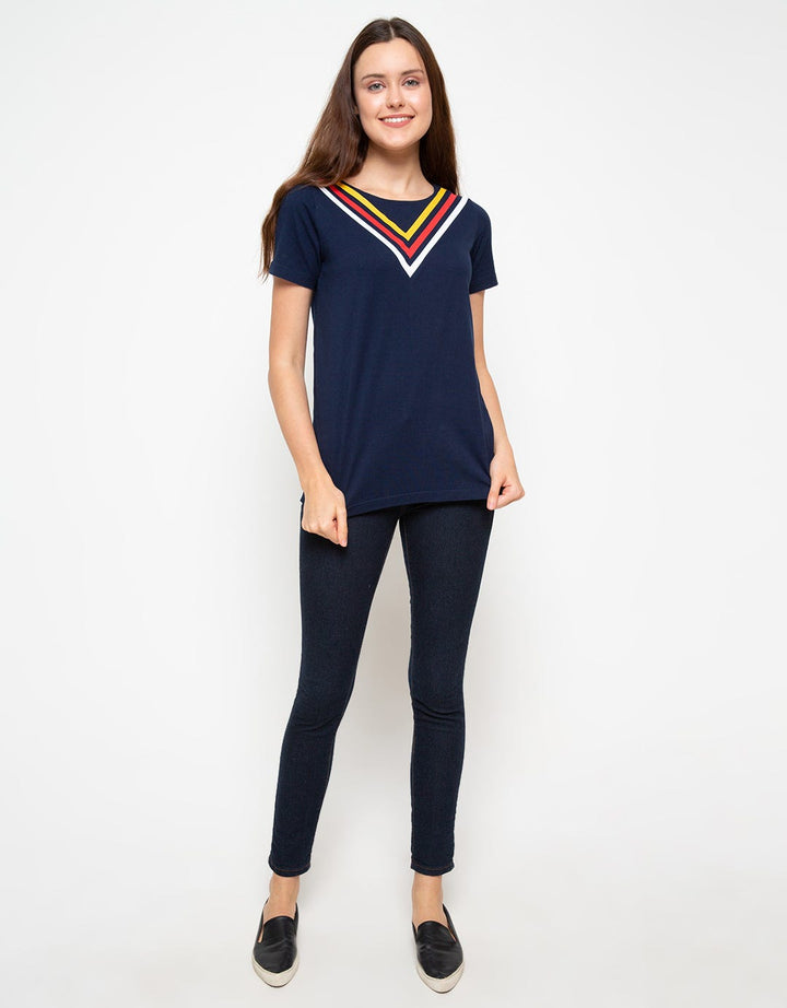 Lois Girl Blouse V Stripe KSC 604