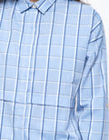 Lois Girl Blus Lengan Panjang Print Checkers