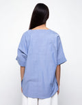 Lois Girl Blus Lengan Pendek V-Neck