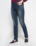 Lois Girl Celana Wanita Denim High Rise Straight
