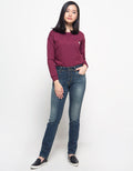 Lois Girl Celana Wanita Denim High Rise Straight