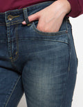 Lois Girl Celana Wanita Denim High Rise Straight