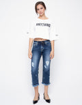 Lois Girl Denim Bootcut Capri
