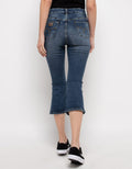 Lois Girl Denim High Rise Straight Capri Ftc 269