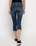 Lois Girl Denim High Rise Straight Capri Ftc 271
