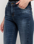 Lois Girl Denim High Rise Straight Capri Ftc 271