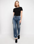 Lois Girl Denim High Rise Straight Ftw 262