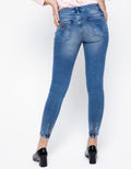 Lois Girl Denim Skinny Destroyed