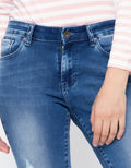 Lois Girl Denim Skinny Destroyed