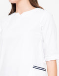 Lois Girl Kemeja Stripe KC 624 WH