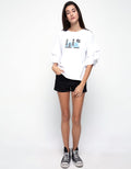 Lois Girl T-shirt Lengan Layered Print Wording