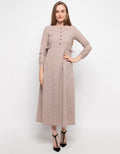 Exit Duma Dress- Cokelat