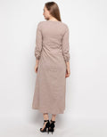 Exit Duma Dress- Cokelat