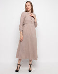 Exit Duma Dress- Cokelat
