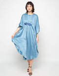 MKY Clothing Big Batwing Caftan in Green Tosca