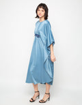 MKY Clothing Big Batwing Caftan in Green Tosca