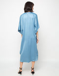 MKY Clothing Big Batwing Caftan in Green Tosca