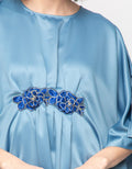 MKY Clothing Big Batwing Caftan in Green Tosca