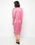 MKY Clothing Pearl Flower Drapped Kaftan